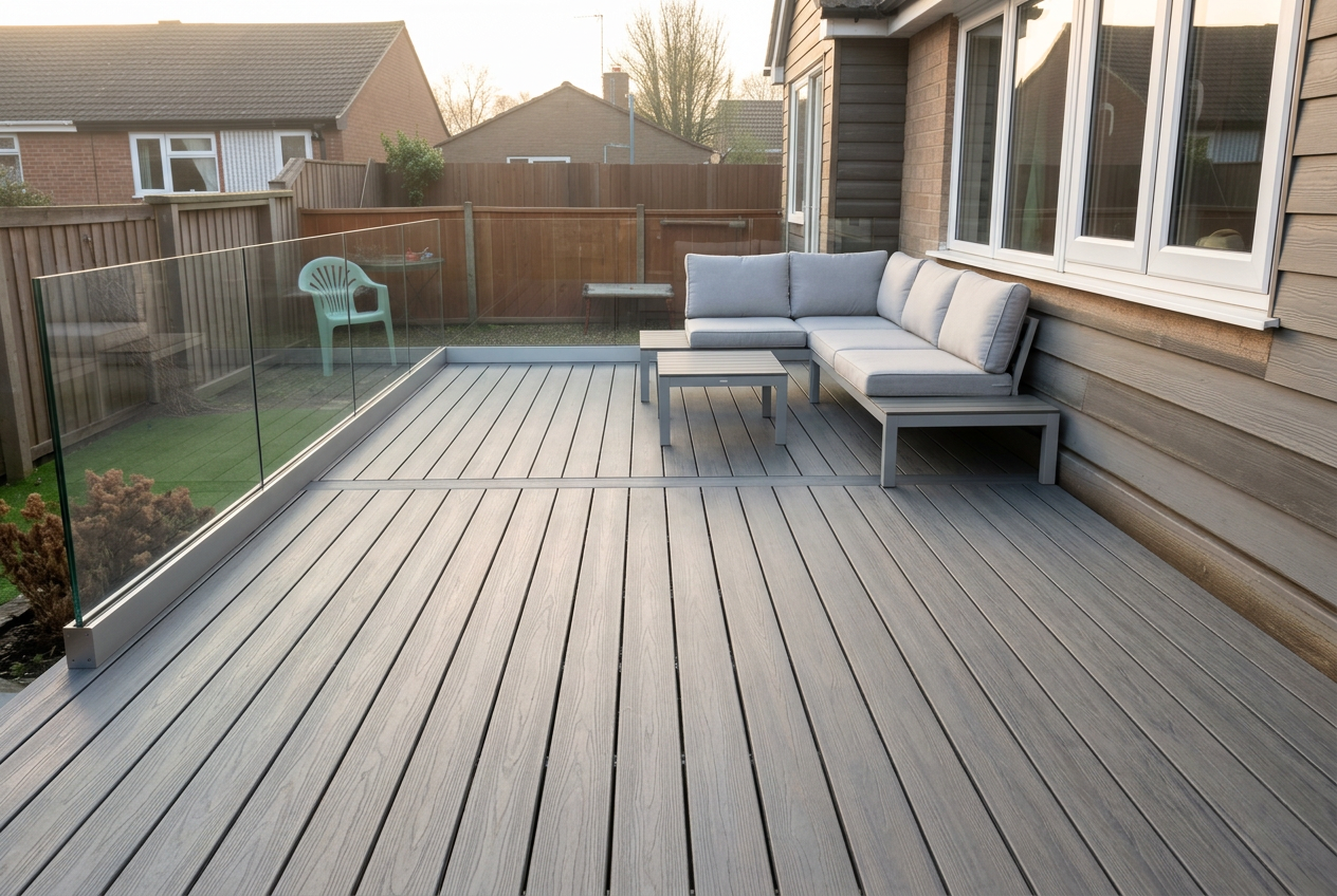Composite Decking options installed in Cumbria