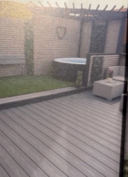 Anthracite composite decking design inspiration — Contemporary Entertaining Terrace